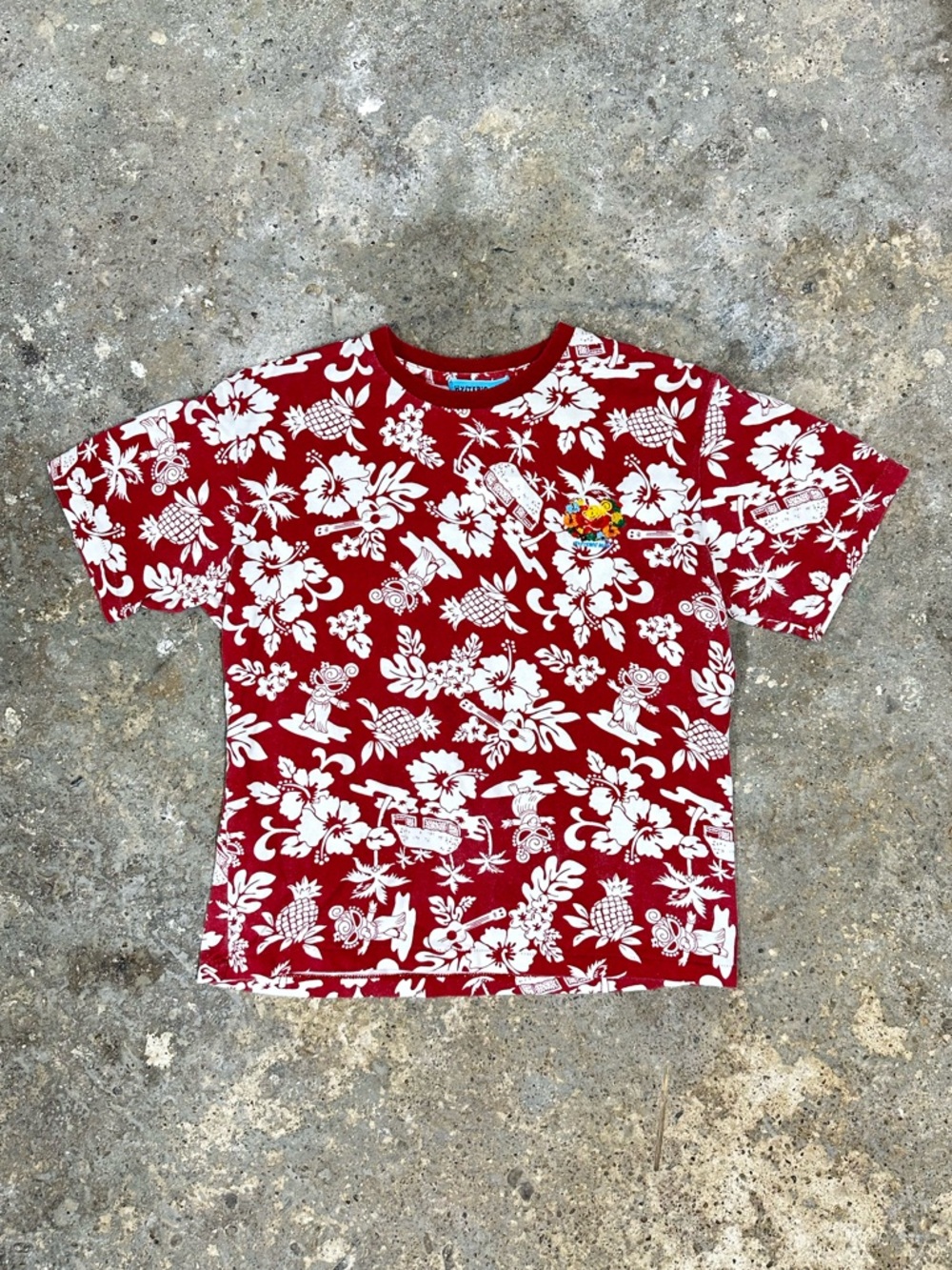 Hystric Glamour Mini Red Hawaiian Tee